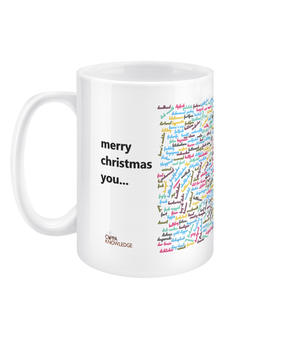 The Secret Santa Sweary Insult Mug: Merry Xmas you...