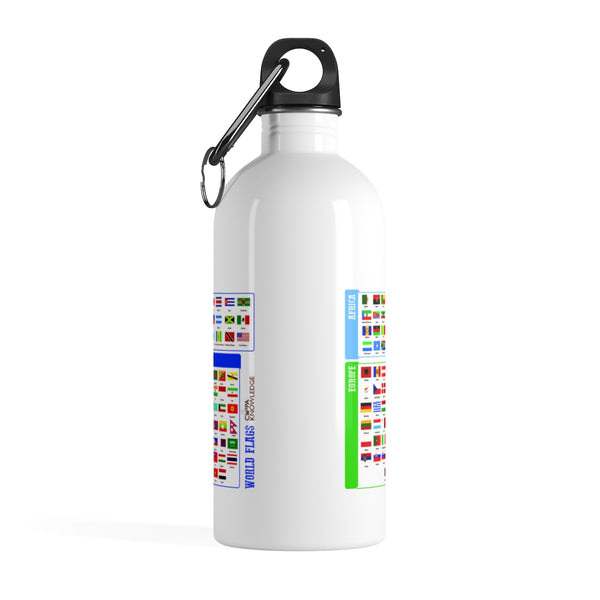 World Flags Water Bottle